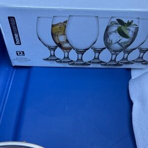 Home Essentials Elegant Glass Goblet Set